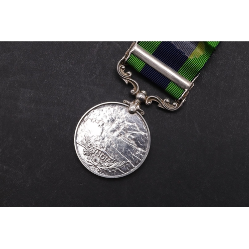 1218 - A GEORGE V INDIA GENERAL SERVICE MEDAL WITH MOHMAND 1933 CLASP TO THE ROYAL ARTILLERY. An Indian Gen... 