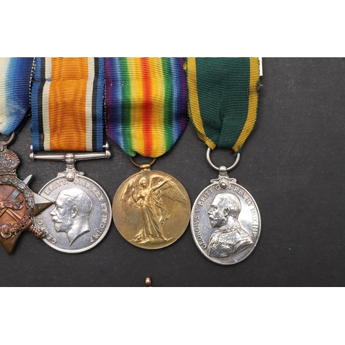 1226 - A FIRST WORLD WAR MILITARY MEDAL GROUP OF FIVE TO THE ROYAL FIELD ARTILLERY. A Group of five Great W... 