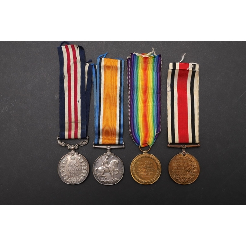 1227 - A FIRST WORLD WAR GALLANTRY GROUP OF FOUR TO THE ROYAL ENGINEERS. A Great War group of four comprisi... 