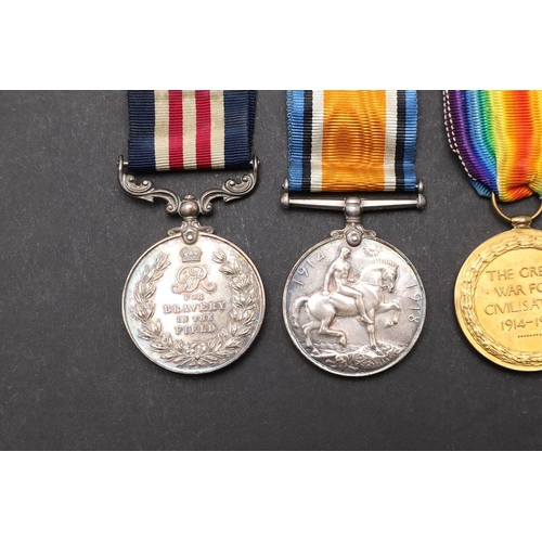 1227 - A FIRST WORLD WAR GALLANTRY GROUP OF FOUR TO THE ROYAL ENGINEERS. A Great War group of four comprisi... 