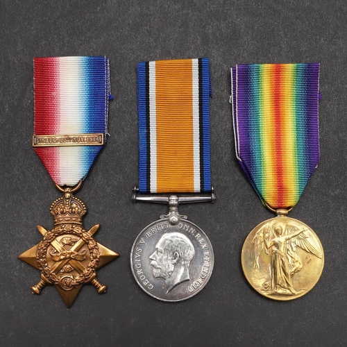 1244 - A FIRST WORLD WAR TRIO TO THE ROYAL FIELD ARTILLERY. A Great War Trio comprising 1914 Star with clas... 