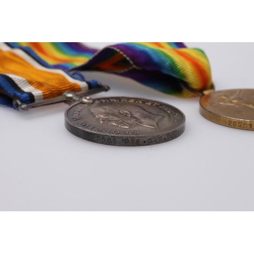 1255 - A FIRST WORLD WAR PAIR TO THE WILTSHIRE REGIMENT. A Great War pair comprising War Medal and Victory ... 