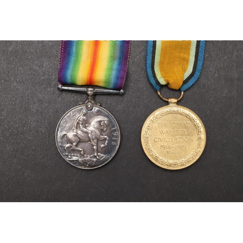 1259 - A FIRST WORLD PAIR TO THE ROYAL NAVY. A Great War pair comprising War Medal and victory medal named ... 