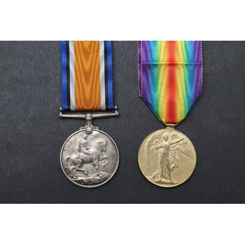 1261 - A FIRST WORLD WAR CASUALTY PAIR TO THE LANCASHIRE FUSILIERS. A Great War pair comprising War medal a... 