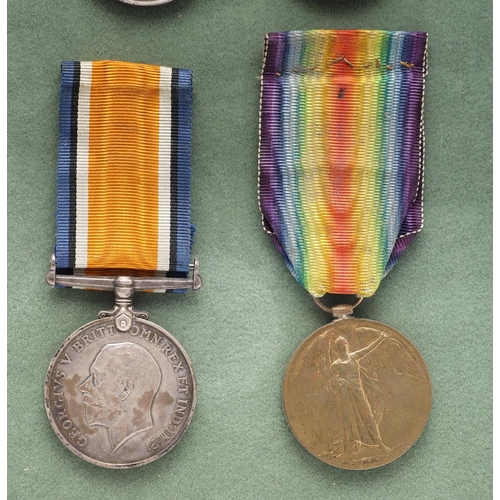 1262 - A FIRST WORLD WAR PAIR TO A PRISONER OF WAR FROM THE EAST SURREY REGIMENT AND ANOTHER TO THE LIVERPO... 