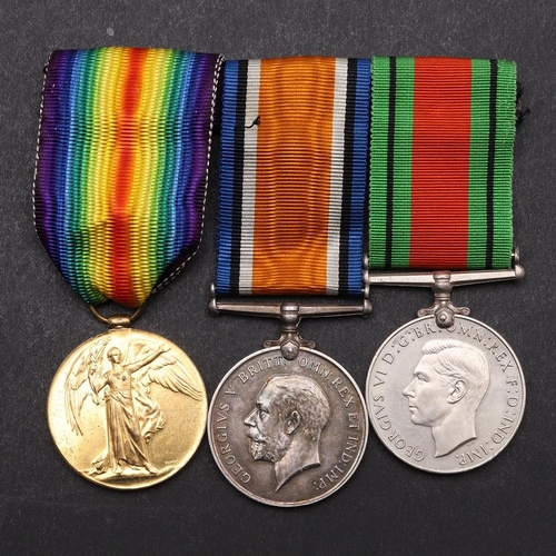 1265 - A FIRST AND SECOND WORLD WAR GROUP OF THREE TO THE DORSET YEOMANRY. A Great War pair comprising War ... 