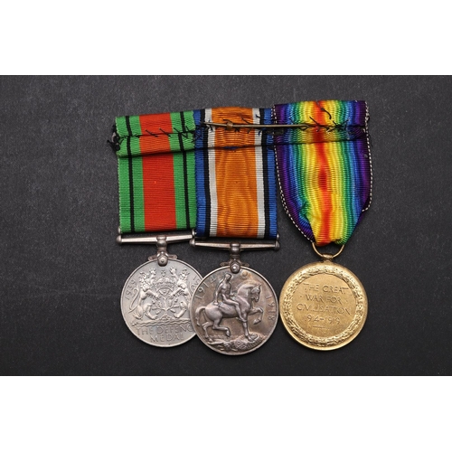 1265 - A FIRST AND SECOND WORLD WAR GROUP OF THREE TO THE DORSET YEOMANRY. A Great War pair comprising War ... 