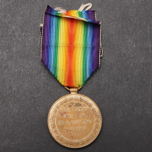 1275 - A FIRST WORLD WAR VICTORY MEDAL TO THE LABOUR CORPS. A Great War victory medal named to 508343 Pte G... 