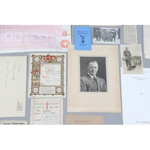 1280 - AN EXTENSIVE ARCHIVE AND SPORTING AWARDS TO AIR MARSHAL THOMAS WARNE BROWNE KBE CB DSC, A DECORATED ... 