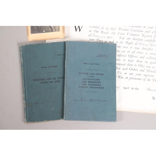 1283 - A SECOND WORLD WAR AIR FORCE CROSS GROUP OF SEVEN TO SQUADRON LEADER HAROLD QUITTENDEN. A  group of ... 