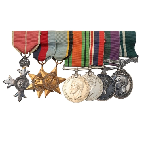 1284 - A SECOND WORLD WAR GROUP OF SEVEN TO SQUADRON LEADER REED A DECORATED NAVIGATOR WHO TOOK PART IN THE... 