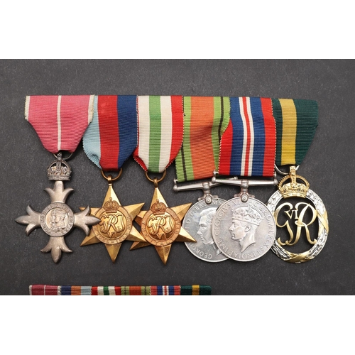 1287 - A SECOND WORLD WAR M.B.E. AND EFFICIENCY DECORATION GROUP OF SIX. A group of six comprising M.B.E. o... 