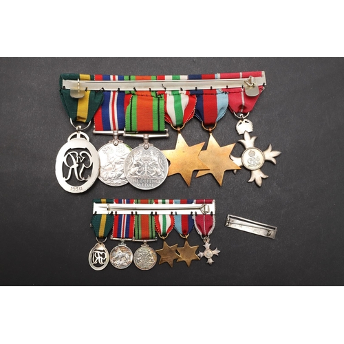 1287 - A SECOND WORLD WAR M.B.E. AND EFFICIENCY DECORATION GROUP OF SIX. A group of six comprising M.B.E. o... 