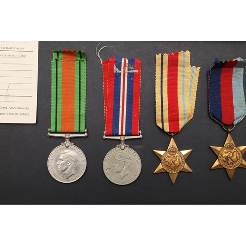 1293 - A SECOND WORLD WAR GROUP OF FIVE TO THE SERVICE CORPS. A group of five comprising 1939-45, Africa an... 