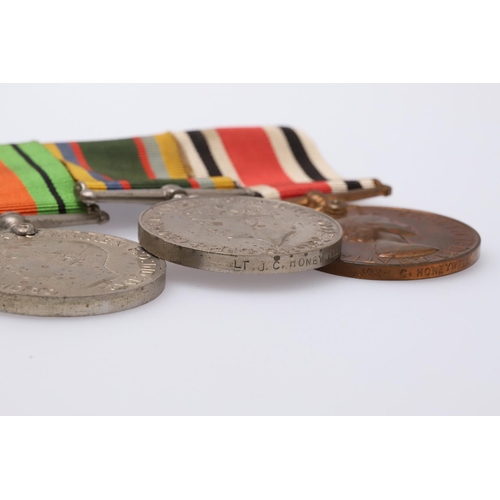 1297 - A SECOND WORLD WAR AND LATER GROUP OF THREE INCLUDING A GEORGE VI CADET FORCE MEDAL. A group of thre... 