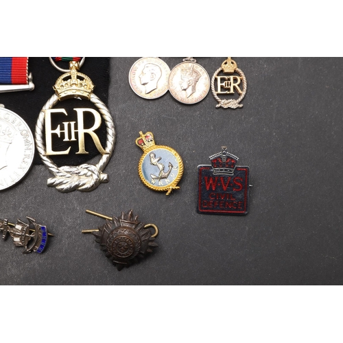 1298 - A SECOND WORLD WAR AND LATER GROUP OF THREE TO THE WOMEN'S ROYAL NAVAL SERVICE. A group of three com... 