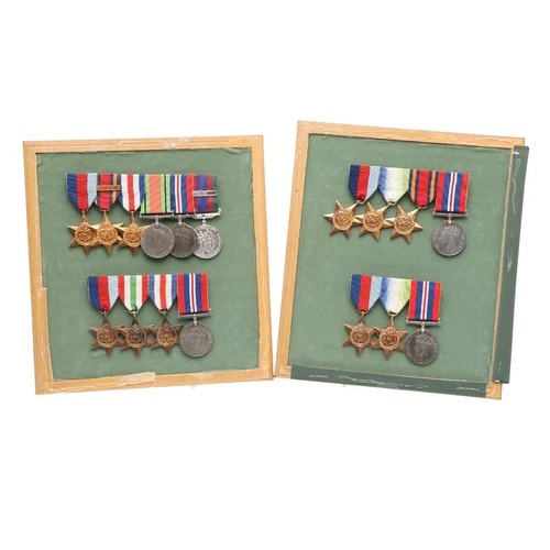 1299 - FOUR BARS OF SECOND WORLD WAR MEDALS. Second World War medals: a group of four comprising 1939-45, A... 