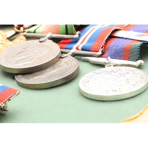 1299 - FOUR BARS OF SECOND WORLD WAR MEDALS. Second World War medals: a group of four comprising 1939-45, A... 