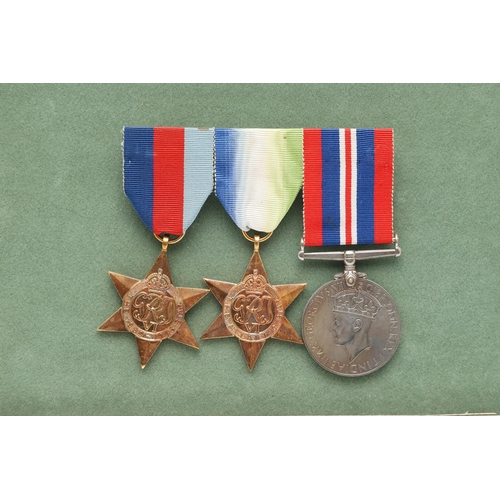 1299 - FOUR BARS OF SECOND WORLD WAR MEDALS. Second World War medals: a group of four comprising 1939-45, A... 