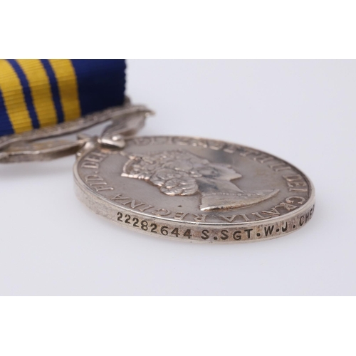 1300 - A SECOND WORLD WAR AND LATER GROUP OF THREE WITH ARMY EMERGENCY RESERVE EFFICIENCY MEDAL TO THE ROYA... 