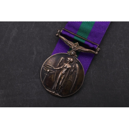 1309 - A GEORGE V GENERAL SERVICE MEDAL 1918 - 1962 WITH IRAQ CLASP TO THE SERVICE CORPS. A General Service... 