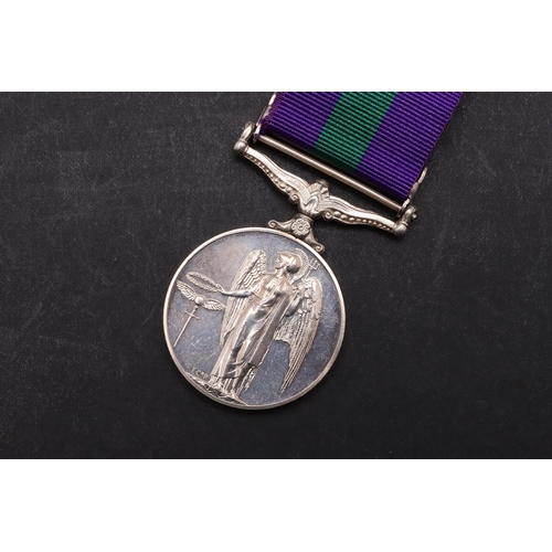 1322 - AN ELIZABETH II GENERAL SERVICE MEDAL 1918 - 1962 WITH BRUNEI CLASP TO THE R.A.F. A General Service ... 