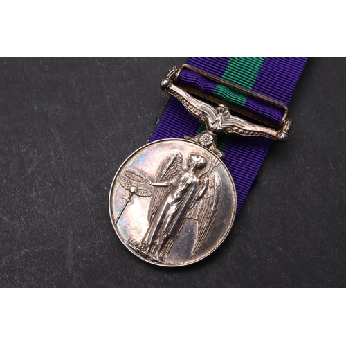 1323 - AN ELIZABETH II GENERAL SERVICE MEDAL 1918 - 1962 WITH CANAL ZONE CLASP TO THE ORDNANCE CORPS. A Gen... 