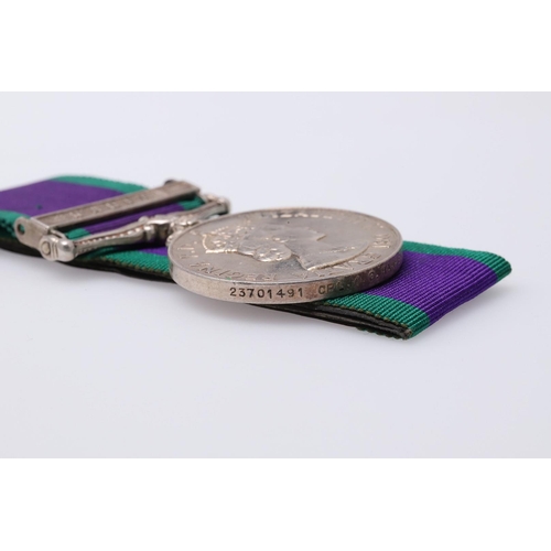 1325 - A GENERAL SERVICE MEDAL 1962-2007 WITH RADFAN CLASP TO THE ORDNANCE CORPS. An Elizabeth II General S... 