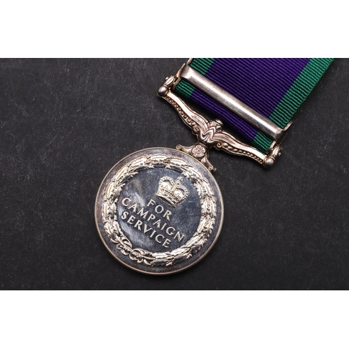 1329 - A GENERAL SERVICE MEDAL 1962-2007 WITH NORTHERN IRELAND CLASP TO THE ROYAL LOGISTICS CORPS. An Eliza... 