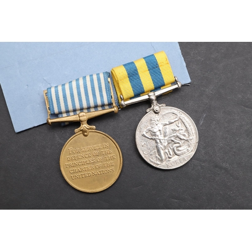 1337 - A KOREAN WAR PAIR TO THE WELCH REGIMENT. A Korean War Medal 1950-53 named to 22601183 Pte D.C. South... 