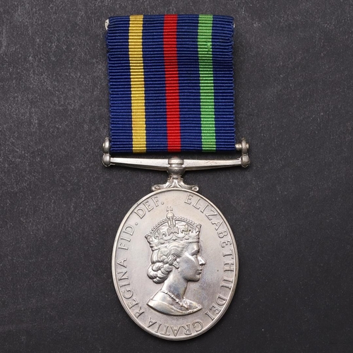 1347 - A CIVIL DEFENCE SERVICE LONG SERVICE MEDAL. An Elizabeth II Civil Defence Long Service Medal, Britis... 