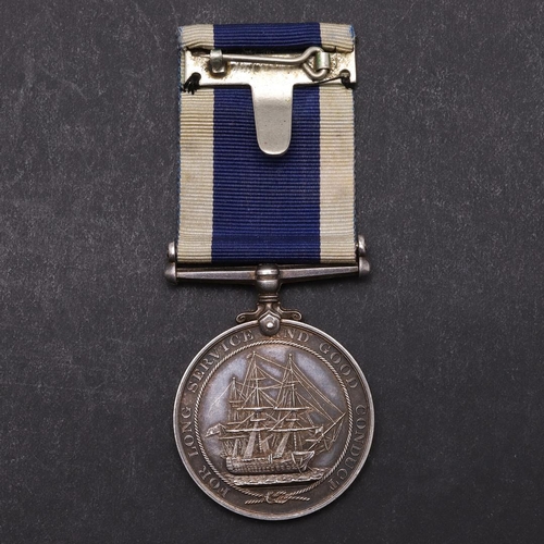 1348 - A GEORGE VI ROYAL NAVAL LONG SERVICE AND GOOD CONDUCT MEDAL. A George VI Royal Navy Long Service and... 