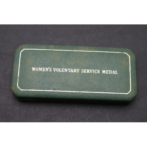 1352 - A WOMEN'S VOLUNTARY SERVICE MEDAL. A Women's Voluntary Service Medal, unnamed as issued, on ribbon w... 