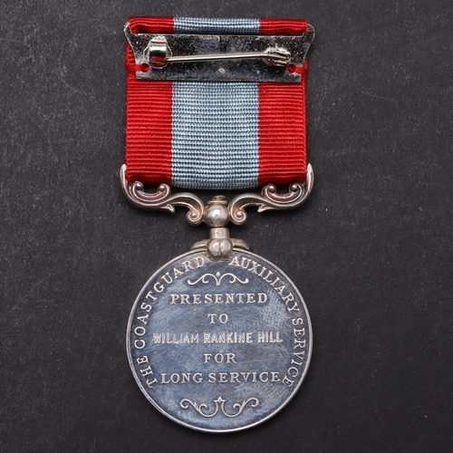 1354 - AN ELIZABETH II COASTGUARD AUXILIARY SERVICE MEDAL. A Coastguard Auxiliary Service Medal, the revers... 