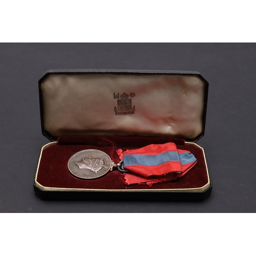 1356 - A GEORGE VI IMPERIAL SERVICE MEDAL. A George VI Imperial Service Medal named to George Shipton, on p... 