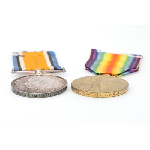 1413 - A FIRST WORLD WAR PAIR TO THE ROYAL ARMY MEDICAL CORPS, REGIMENTAL NUMBER 94. A Great War pair compr... 