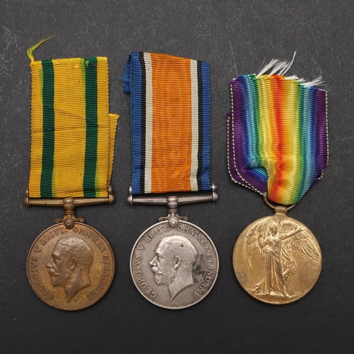 1414 - A FIRST WORLD WAR TERRITORIAL TRIO TO THE ROYAL ARMY MEDICAL CORPS, REGIMENTAL NUMBER 95. A Great Wa... 