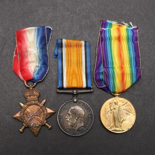 1416 - A FIRST WORLD WAR TRIO TO THE ROYAL ARMY MEDICAL CORPS, REGIMENTAL NUMBER 100. A Great War Trio comp... 