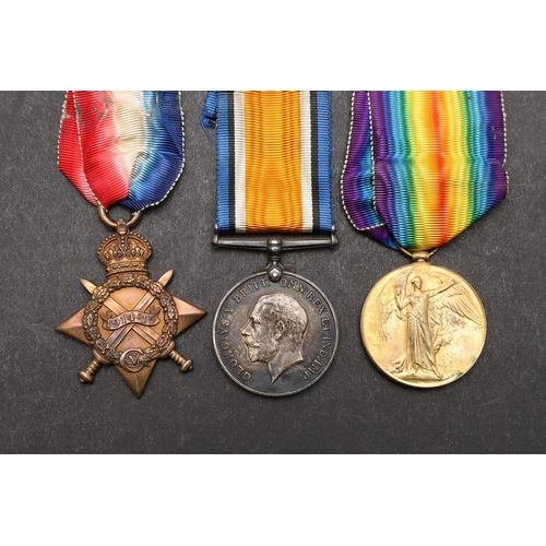 1416 - A FIRST WORLD WAR TRIO TO THE ROYAL ARMY MEDICAL CORPS, REGIMENTAL NUMBER 100. A Great War Trio comp... 