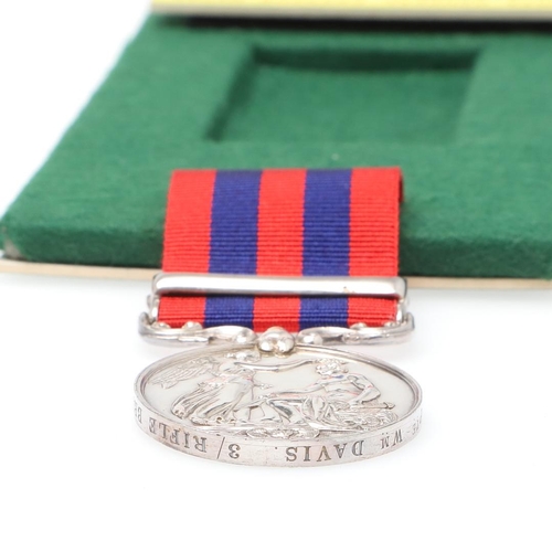 644 - AN INDIAN GENERAL SERVICE MEDAL 1854-1895 WITH NORTH WEST FRONTIER CLASP TO THE RIFLE BRIGADE. A Que... 