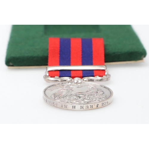 645 - AN INDIA GENERAL SERVICE MEDAL 1854-1895 WITH BHOOTAN CLASP TO THE 55TH REGIMENT. An India General S... 