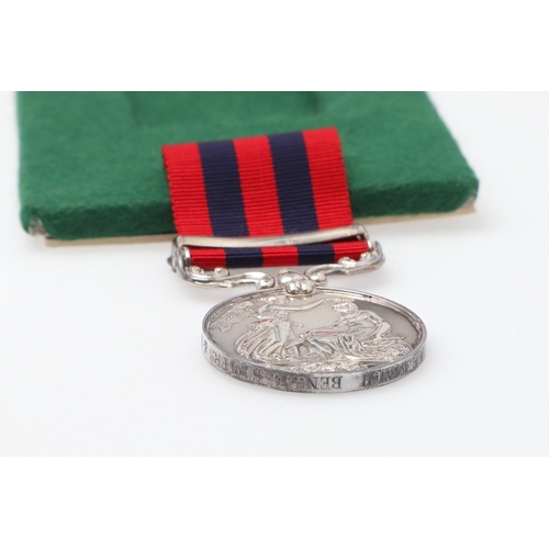 647 - AN INDIAN GENERAL SERVICE MEDAL 1854-1895 WITH JOWAKI CLASP TO THE BENGAL SAPPERS AND MINERS. A Quee... 