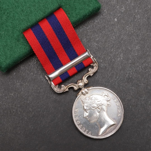 648 - AN INDIAN GENERAL SERVICE MEDAL 1854-1895 WITH BURMA 1885-7 CLASP TO THE SOUTH WALES BORDERERS. A Qu... 