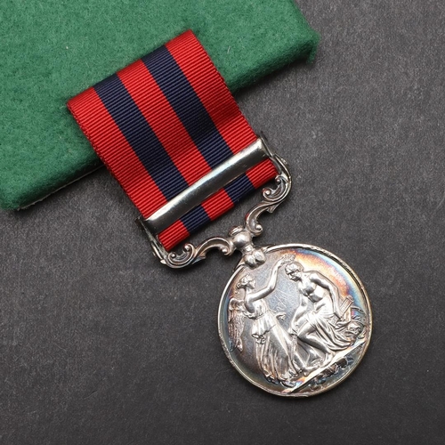 652 - AN INDIA GENERAL SERVICE MEDAL 1854-1895, WITH BURMA 1887-1889 CLASP TO THE CHESHIRE REGIMENT. An In... 