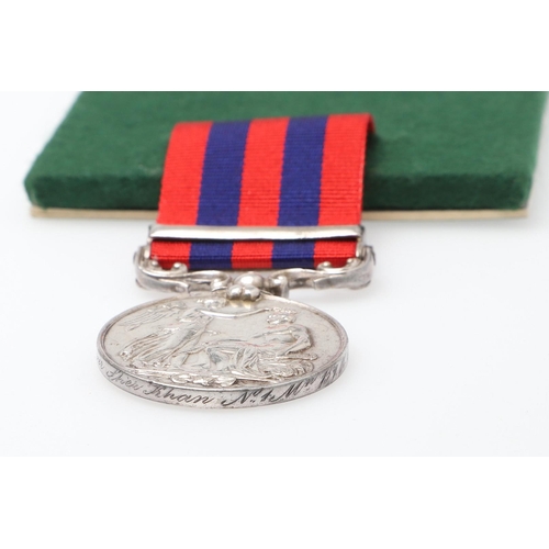 657 - AN INDIA GENERAL SERVICE MEDAL 1854-1895 WITH HAZARA 1891 CLASP TO THE ROYAL ARTILLERY. An India Gen... 