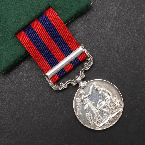 658 - AN INDIA GENERAL SERVICE MEDAL 1854-1895 WITH BURMA 1889-92 CLASP TO THE DEVON REGIMENT. An India Ge... 