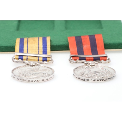 662 - AN INDIA AND SOUTH AFRICA PAIR TO THE 80TH REGIMENT OF FOOT. A pair comprising Indian General Servic... 