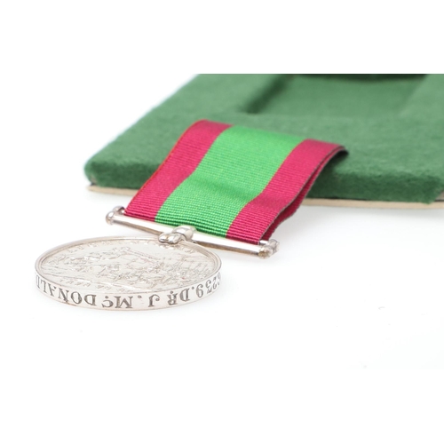 686 - AN AFGHANISTAN MEDAL 1878-80 TO A CASUALTY WITH THE ROYAL ARTILLERY. An Afghanistan medal without cl... 