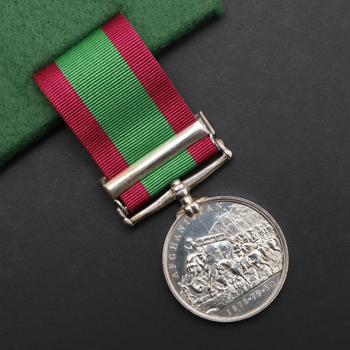 688 - AN AFGHANISTAN MEDAL 1878-80 WITH PEIWAR KOTAL CLASP TO THE 8TH REGIMENT OF FOOT. An Afghanistan med... 