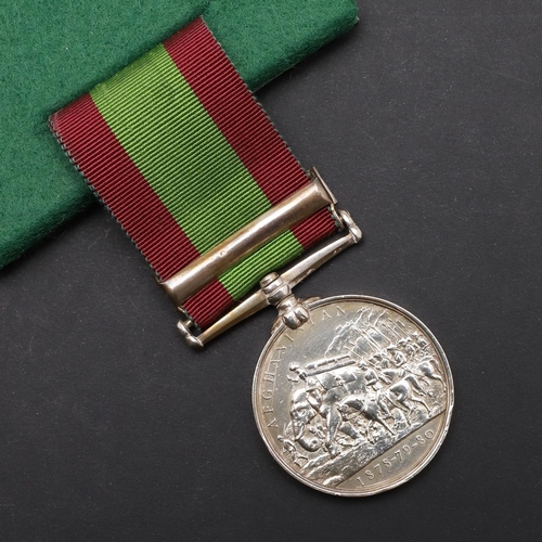 689 - AN AFGHANISTAN MEDAL 1878-80 WITH KABUL CLASP TO THE 9TH FOOT (NORFOLK REGIMENT). An Afghanistan med... 